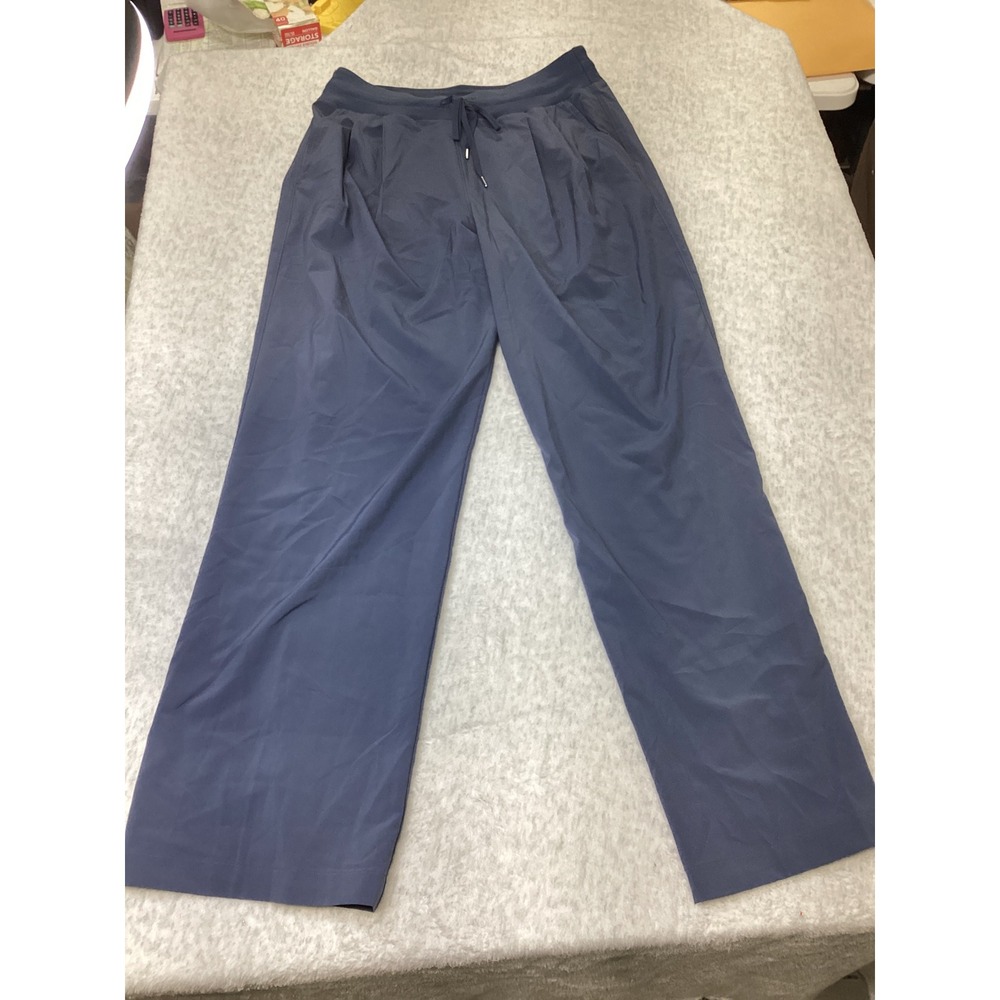 Calia Journey Collection Mid-Rise Wide Leg Pants Navy Blue Medium NWT